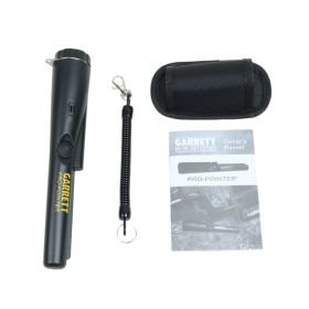 Metal Detector High Precision Handheld Positioning Rod Probe Head Waterproof Underground (Color: Black)